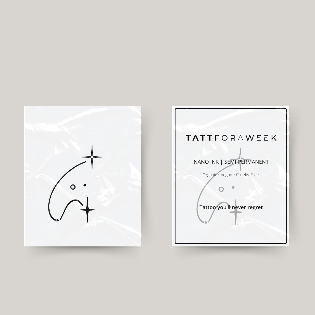 Tymczasowy tatuaż wodnik gwiazdy