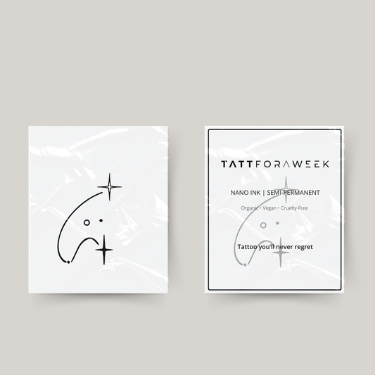 Tymczasowy tatuaż wodnik gwiazdy