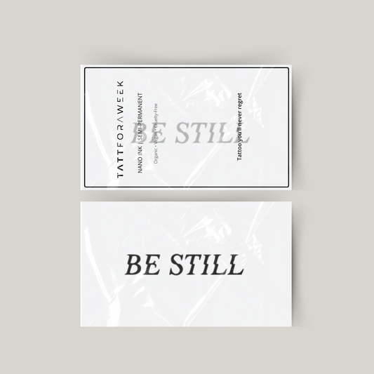 Tymczasowy tatuaż będzie nieruchomy