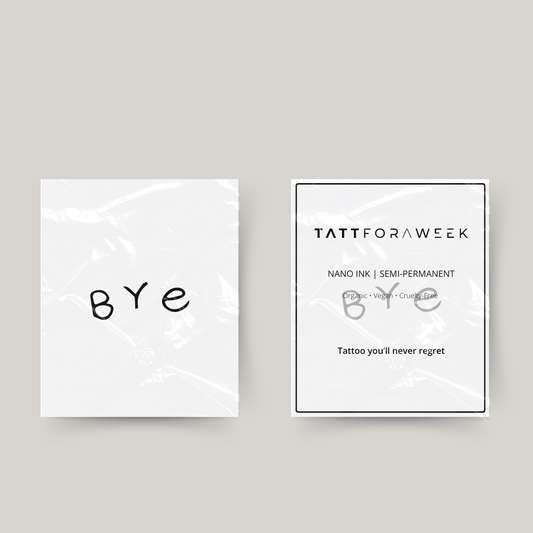 Tymczasowy tatuaż bye