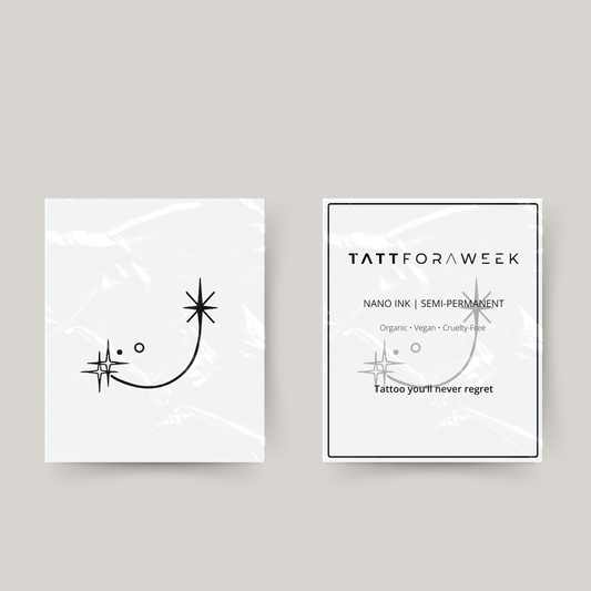 Tymczasowy tatuaż koziorożec gwiazdy