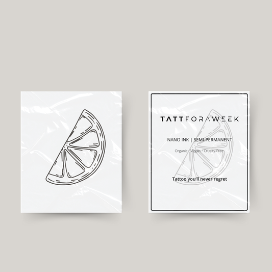 Tymczasowy tatuaż cytryna