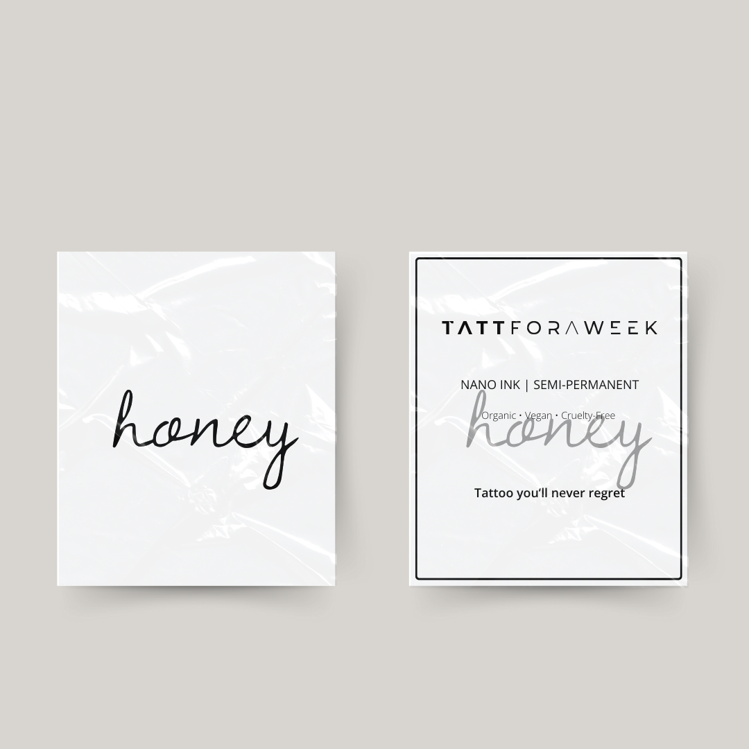 Tymczasowy tatuaż miód