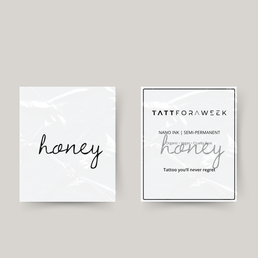 Tymczasowy tatuaż miód