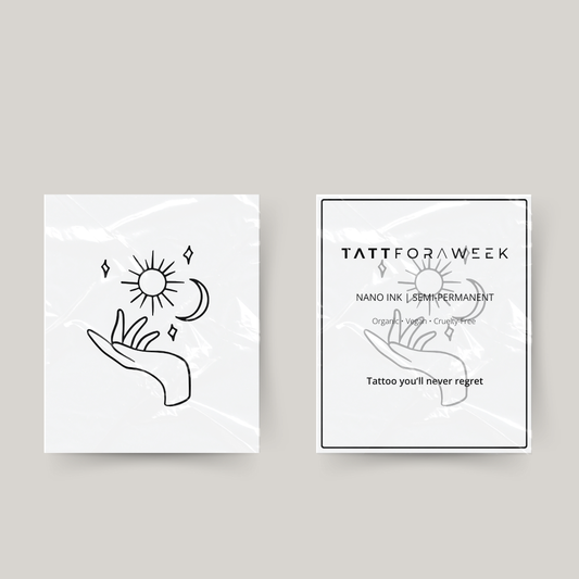 Tymczasowy tatuaż w równowadze