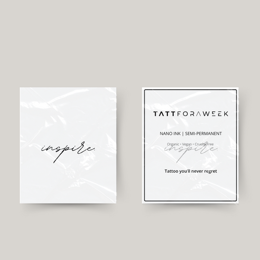 Tymczasowy tatuaż inspire