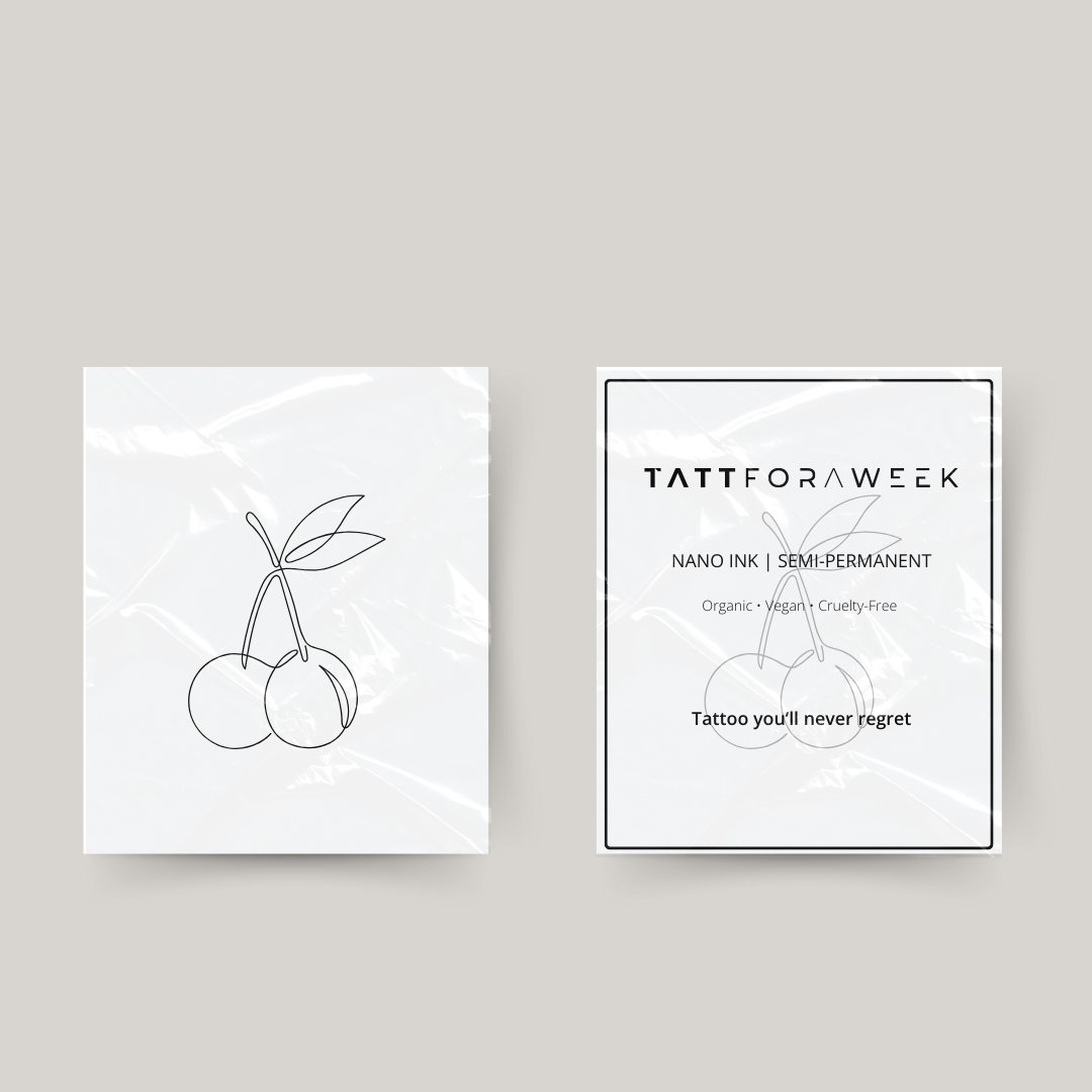 Tymczasowy tatuaż wiśni