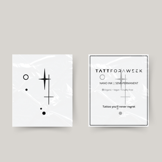 Tymczasowy tatuaż znak zodiaku Waga