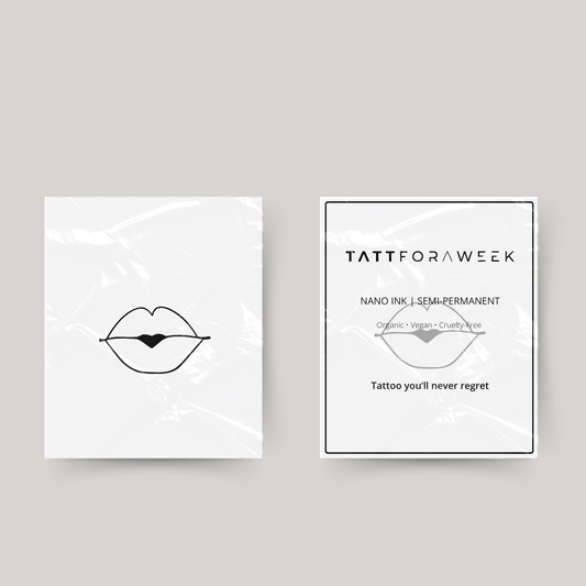 Tymczasowy tatuaż usta