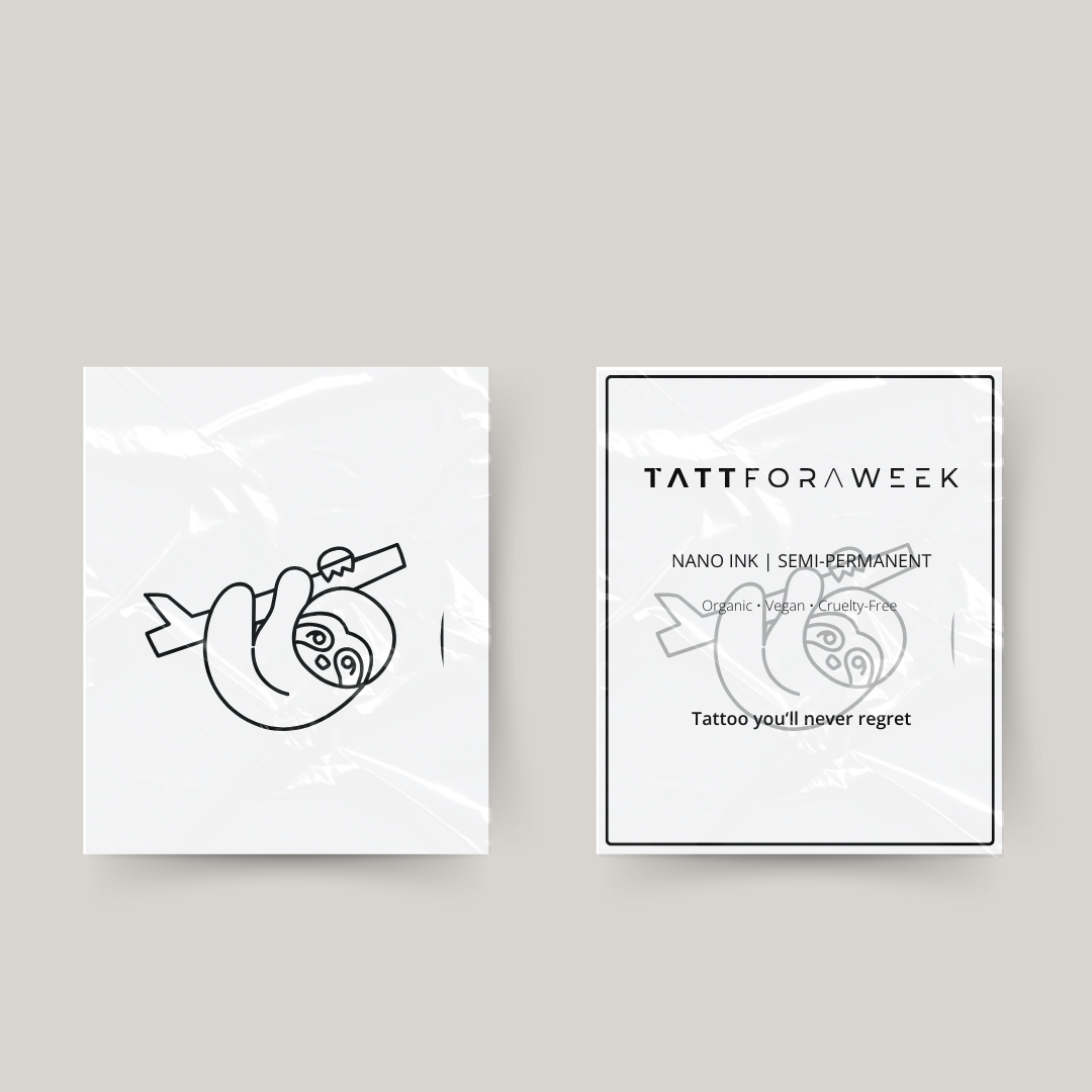 Tymczasowy tatuaż leniwiec