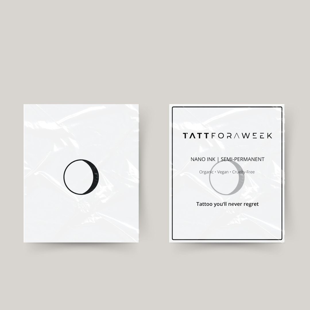 Tymczasowy tatuaż fazy księżyca III