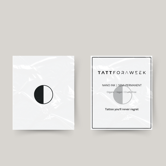 Tymczasowy tatuaż fazy księżyca IIIII