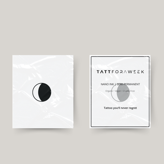 Tymczasowy tatuaż fazy księżyca IIII