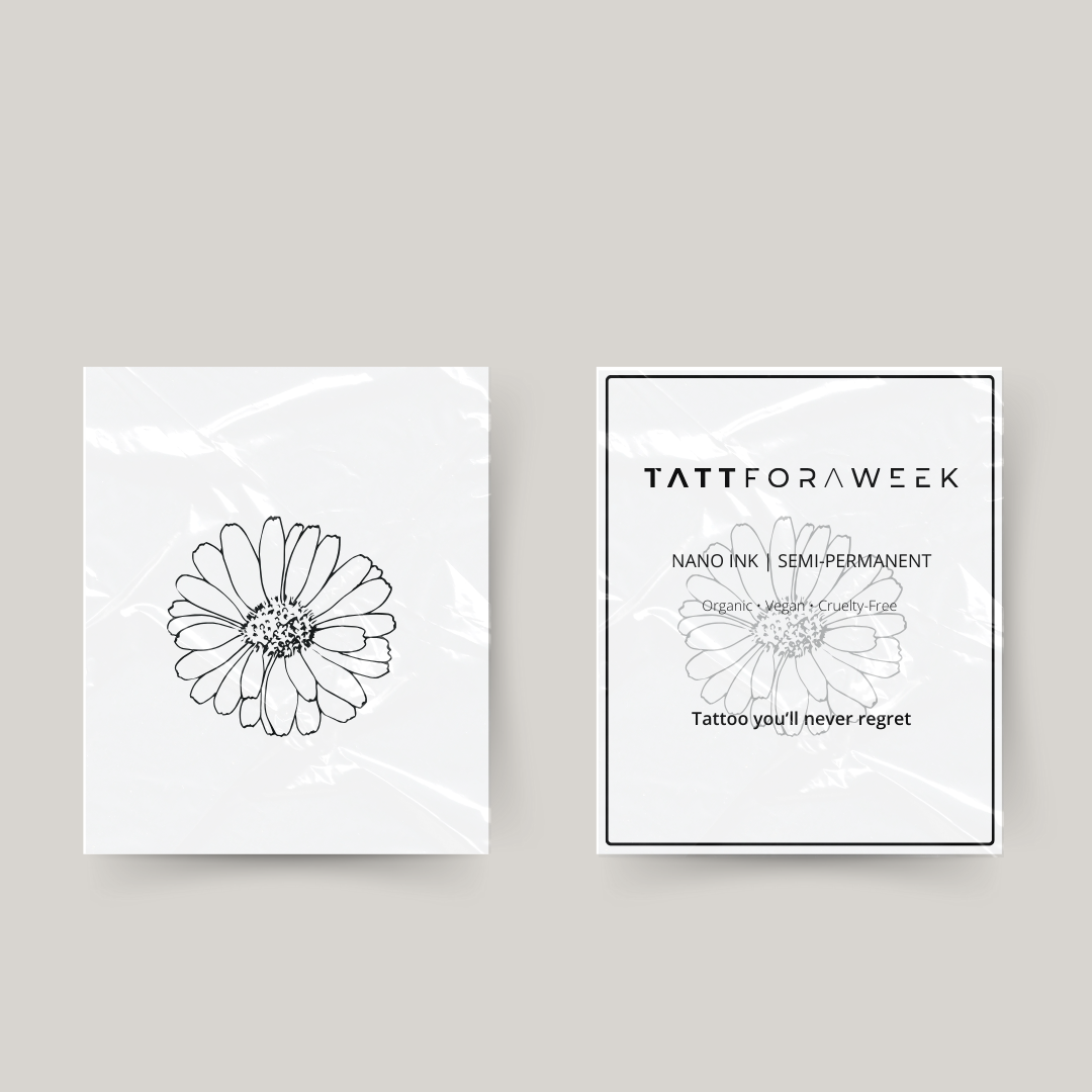 Tymczasowy tatuaż stokrotka