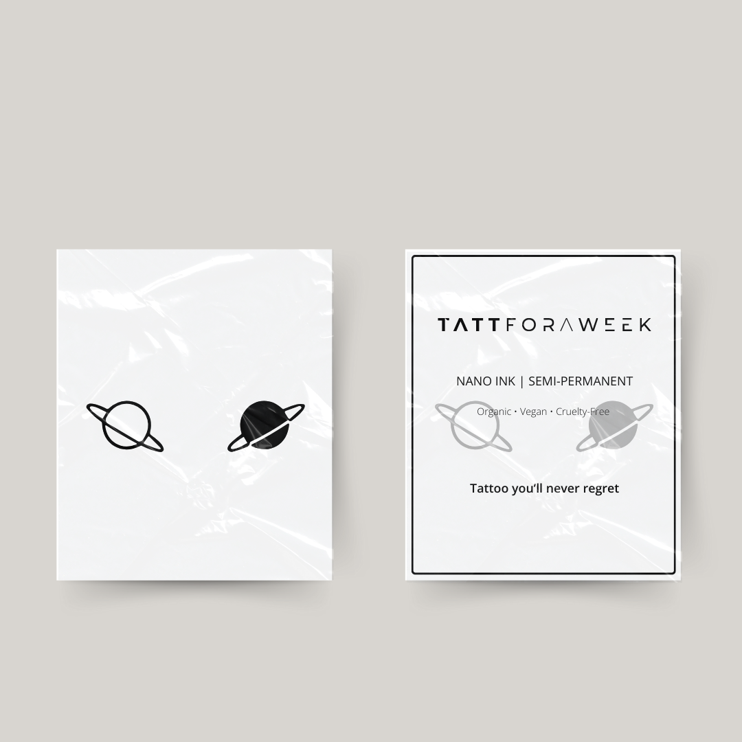 Tymczasowy tatuaż do dopasowywania planety