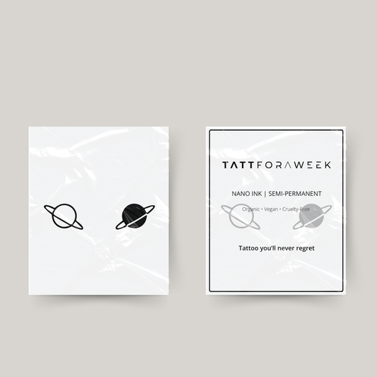 Tymczasowy tatuaż do dopasowywania planety