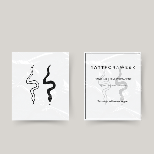 Tymczasowy tatuaż do dopasowania węże