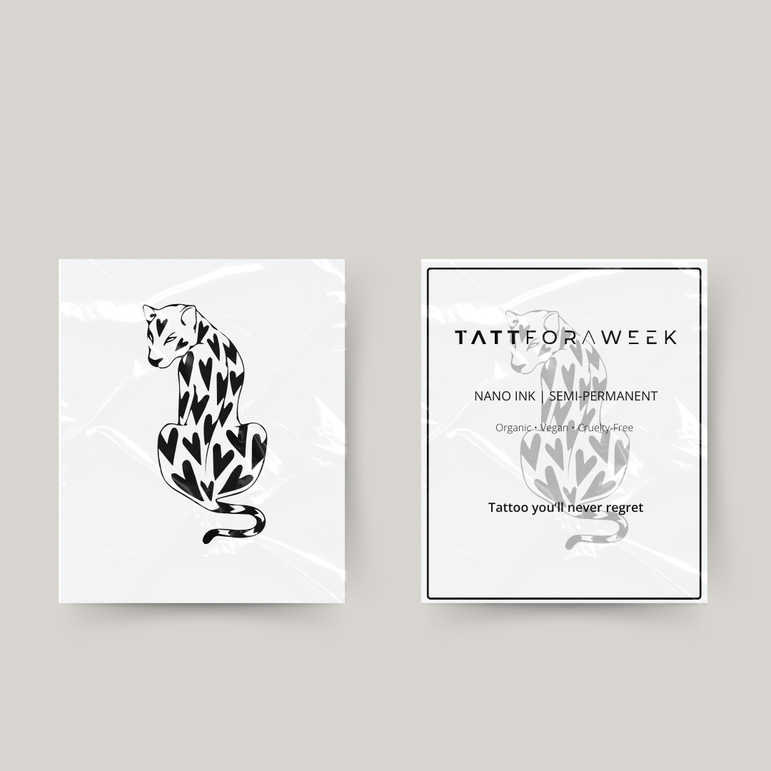 Tymczasowy tatuaż lampart