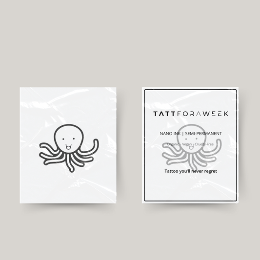 Tymczasowy tatuaż ośmiornica