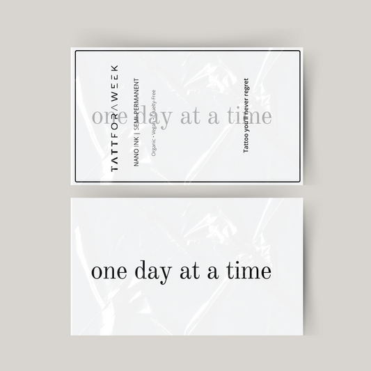 Tymczasowy tatuaż jeden dzień na raz