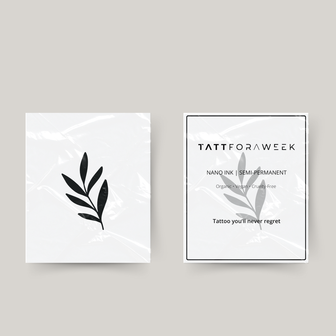 Tymczasowy tatuaż roślinka