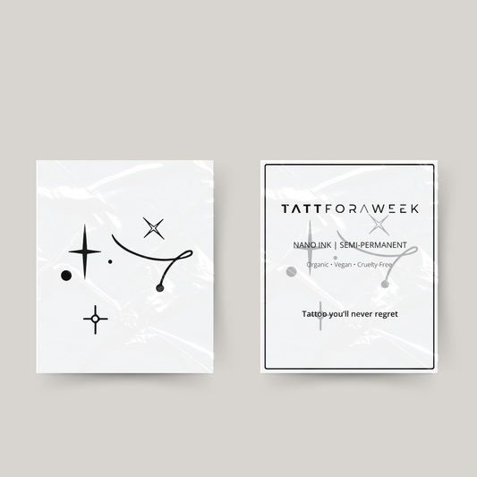 Tymczasowy tatuaż strzelec gwiazdy