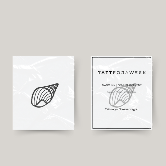 Tymczasowy tatuaż muszelka