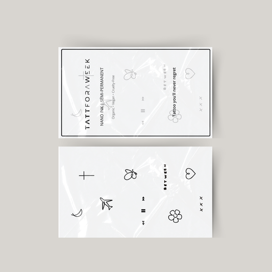 Tymczasowy zestaw tatuaży ciesz się życiem