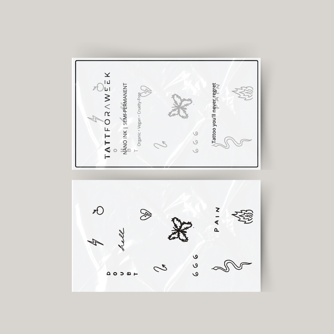 Tymczasowy zestaw tatuaży hell