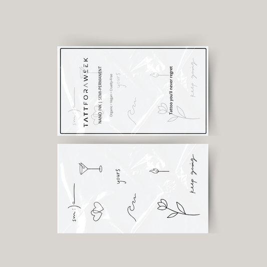 Tymczasowy zestaw tatuaży keep going