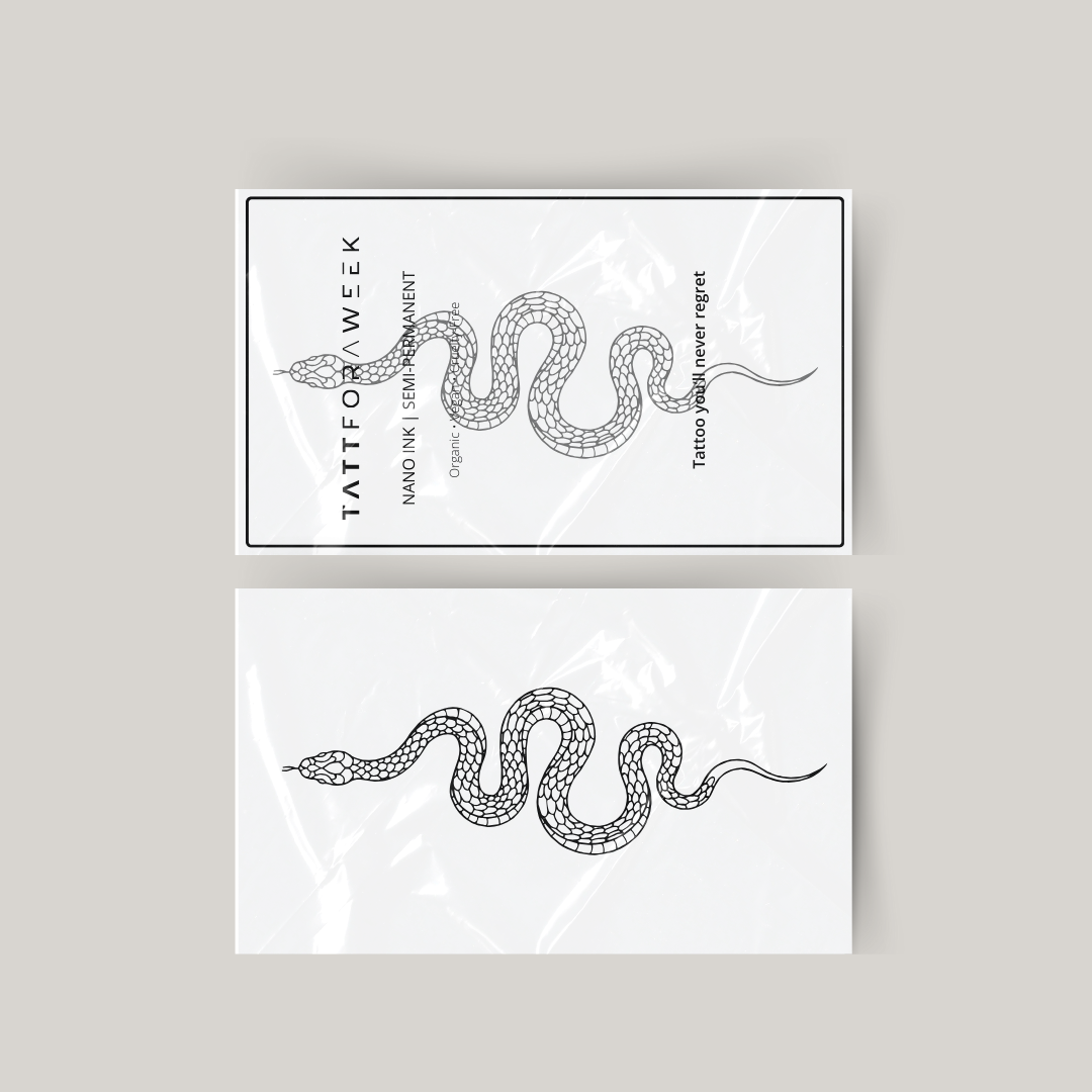 Tymczasowy tatuaż duży wąż