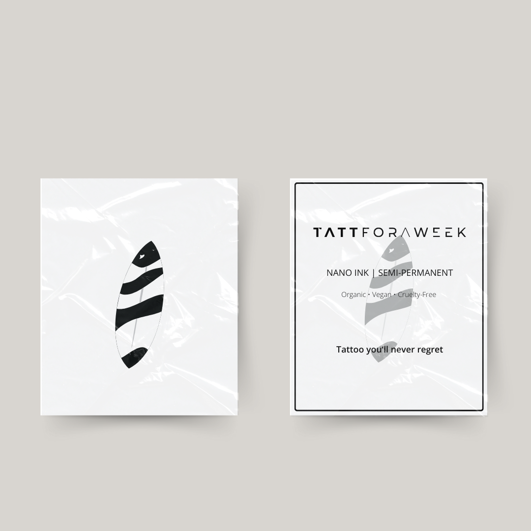 Tymczasowy tatuaż deska surfingowa