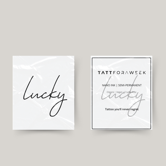 Tymczasowy tatuaż na szczęście