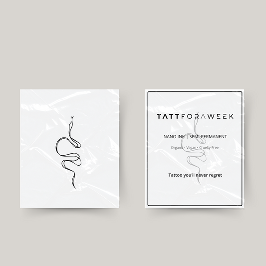 Tymczasowy tatuaż wąż fineline