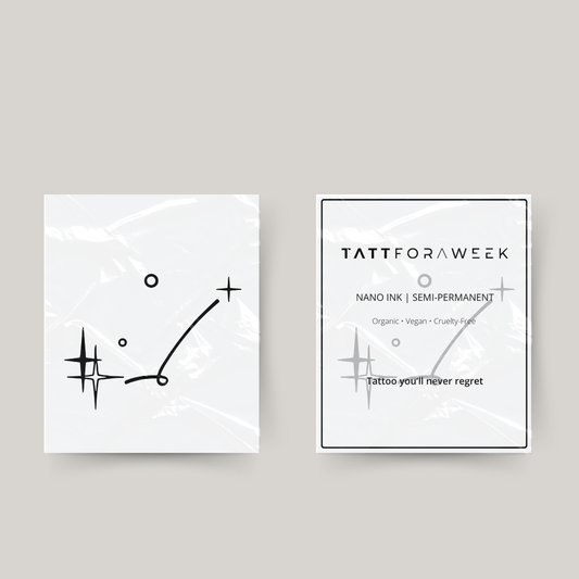 Tymczasowy tatuaż znak zodiaku Panna