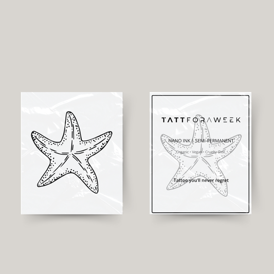 Tymczasowy tatuaż rozgwiazda
