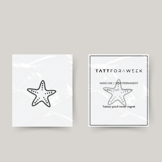 Tymczasowy tatuaż mała rozgwiazda