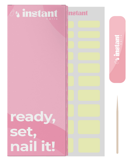 Naklejki na paznokcie miękka cytryna