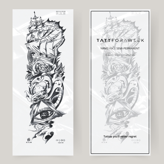 Rękaw z tatuażem Nep, ocean