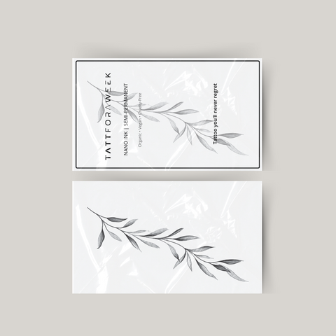 Tymczasowy tatuaż duża roślina