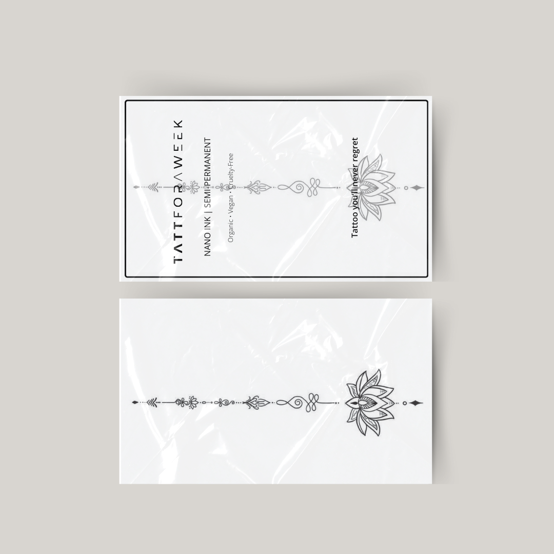 Tymczasowy tatuaż unalome