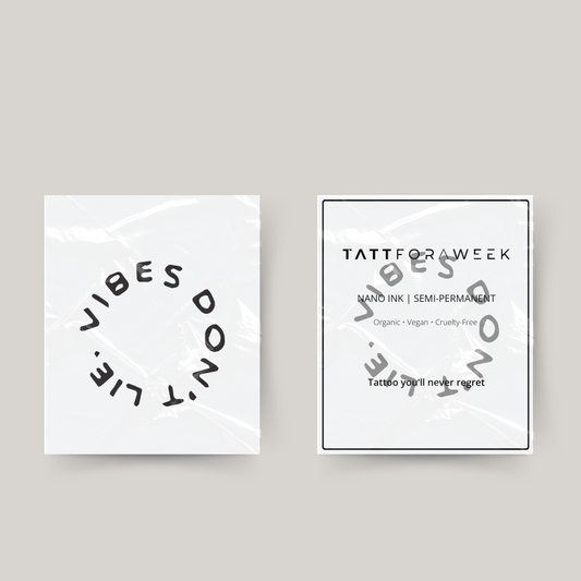Tijdelijke tattoo vibes don't lie